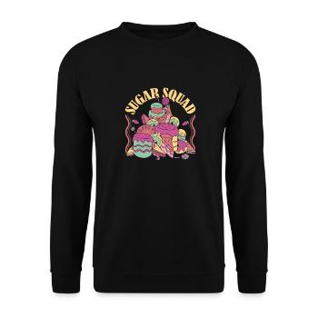 Confiseur Kader - Sweat-shirt Unisexe - noir - Devant - Alina (178cm) & Michal (187cm)
