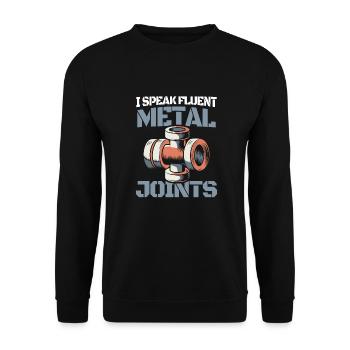 Boiler maker - Unisex Sweatshirt - black - Front - Alina (178cm) & Michal (187cm)