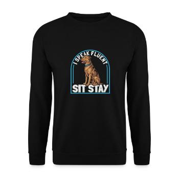 Animal trainer - Unisex Sweatshirt - black - Front - Alina (178cm) & Michal (187cm)