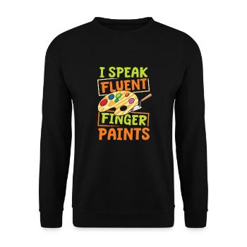 Early childhood educator - Unisex Sweatshirt - black - Front - Alina (178cm) & Michal (187cm)