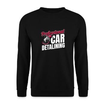 Car detailer - Unisex Sweatshirt - black - Front - Alina (178cm) & Michal (187cm)