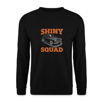 Équipe de detailer automobile - Sweat-shirt Unisexe - noir - Devant - Alina (178cm) & Michal (187cm)