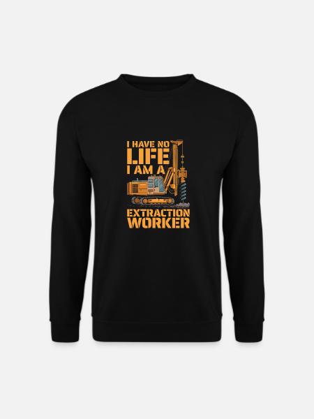 Extraction Worker - Unisex Sweatshirt - black