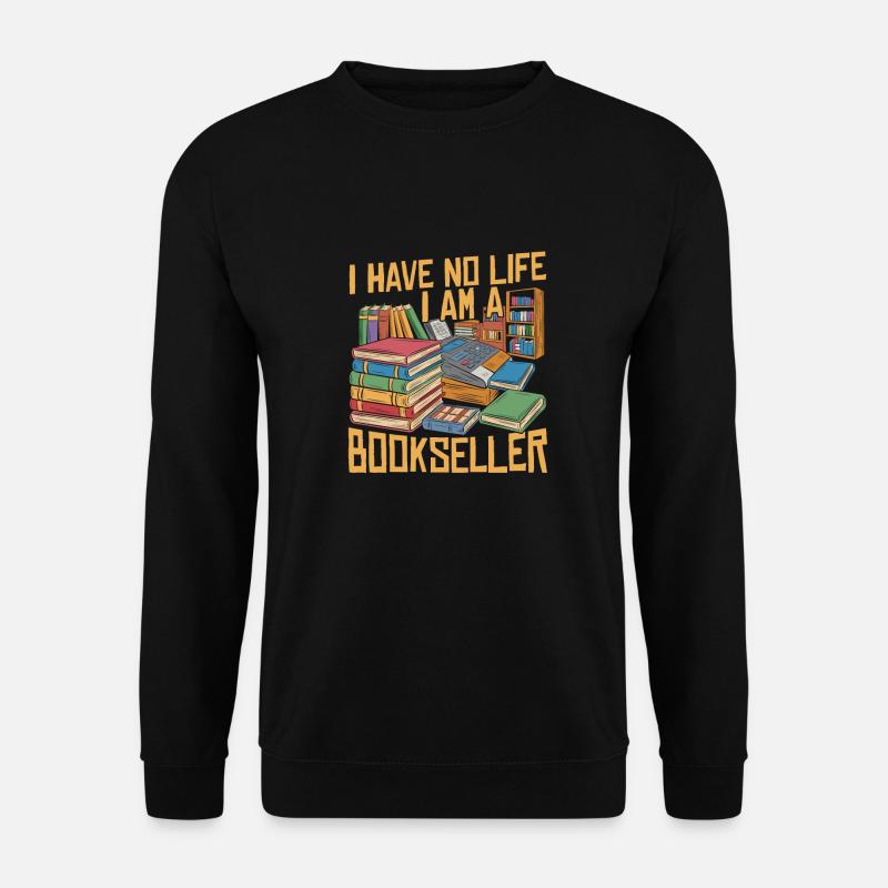 Buchhändler - Unisex Pullover - Schwarz