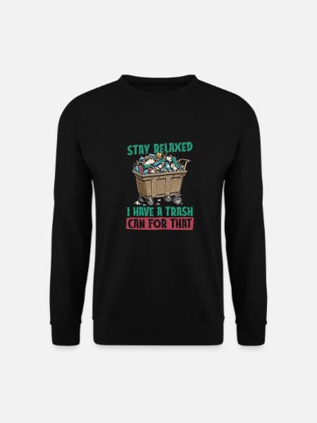 Garbage collector garbage man - Unisex Sweatshirt - black