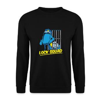 Cadre des gardiens de prison - Sweat-shirt Unisexe - noir - Devant - Alina (178cm) & Michal (187cm)