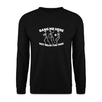 Frisbee Golf Disc Golf - Unisex Sweatshirt - black - Front - Alina (178cm) & Michal (187cm)