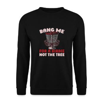 Frisbee Golf Disc Golf - Unisex Sweatshirt - black - Front - Alina (178cm) & Michal (187cm)