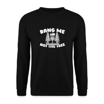 Frisbee Golf Disc Golf - Unisex Sweatshirt - black - Front - Alina (178cm) & Michal (187cm)