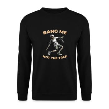 Frisbee Golf Disc Golf - Unisex Pullover - Schwarz - Vorne - Alina (178cm) & Michal (187cm)