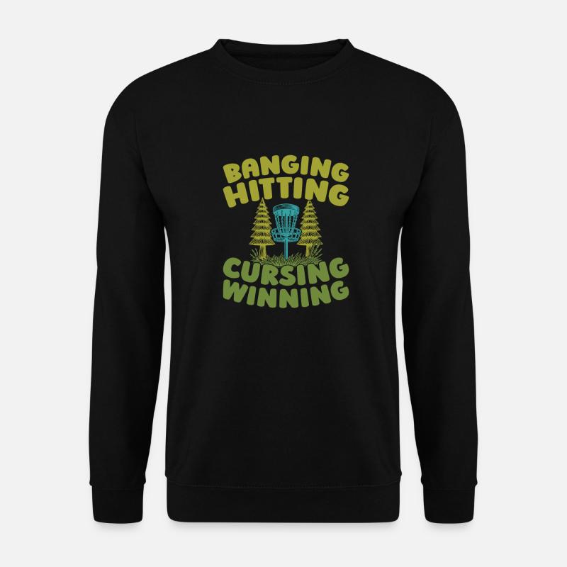Frisbee Golf Disc Golf - Sweat-shirt Unisexe - noir