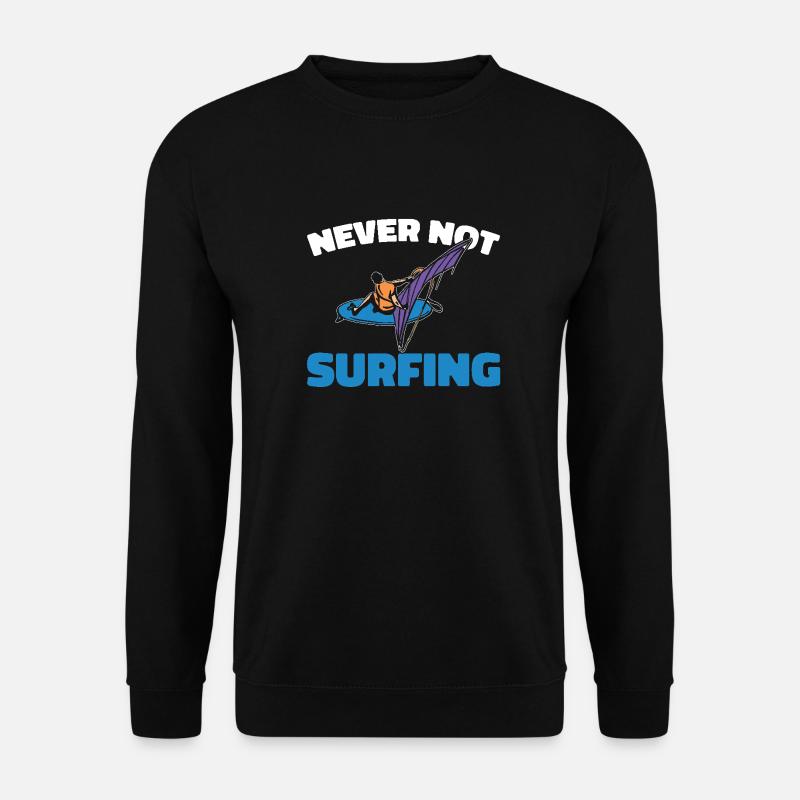 Windsurfen Windsurfer - Unisex Pullover - Schwarz