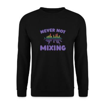 Sound Engineer Sound Engineer - Unisex Sweatshirt - black - Front - Alina (178cm) & Michal (187cm)