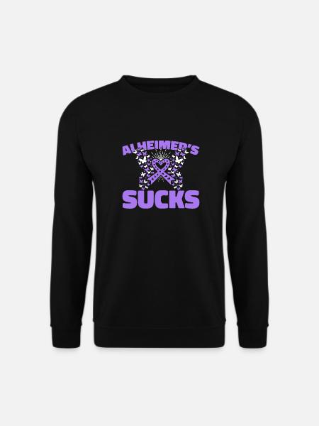 Alzheimer Funny Alzheimers - Unisex Sweatshirt - black