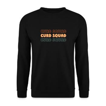 Doorman Squad - Unisex Sweatshirt - black - Front - Alina (178cm) & Michal (187cm)