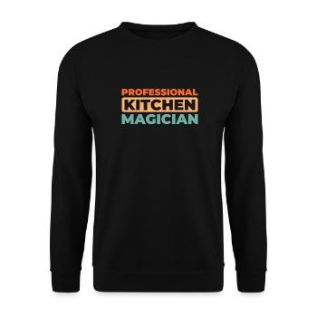 Cuisiner Cuisiner - Sweat-shirt Unisexe - noir - Devant - Alina (178cm) & Michal (187cm)