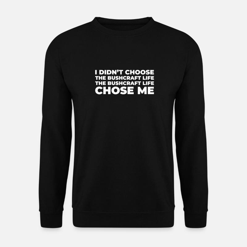 Bushcraft Camping - Unisex Sweatshirt - black