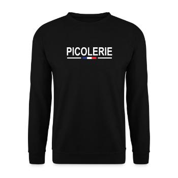 National Drink Humor Aperitif Gendarmerie Gendarme - Unisex Sweatshirt - black - Front - Alina (178cm) & Michal (187cm)