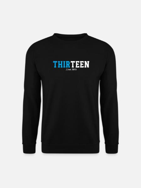 13. Geburtstag 2026 Thirteen Teenager Geschenkidee - Unisex Pullover - Schwarz