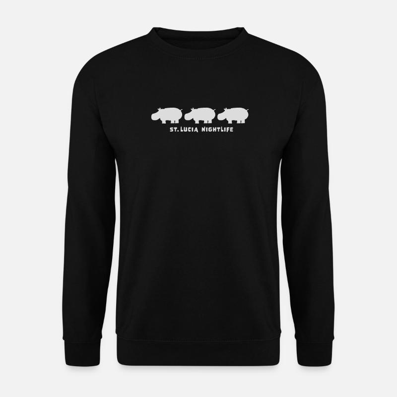 st.lucia_nightlife_2 - Unisex Pullover - Schwarz