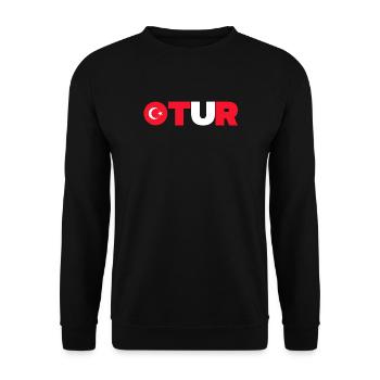 Turkei - Unisex Pullover - Schwarz - Vorne - Alina (178cm) & Michal (187cm)