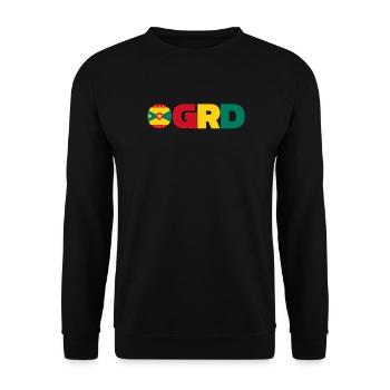 Grenada - Unisex Sweatshirt - black - Front - Alina (178cm) & Michal (187cm)
