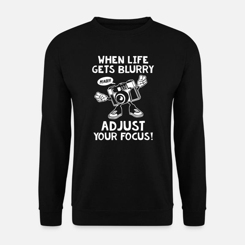 Camera - Unisex Pullover - Schwarz