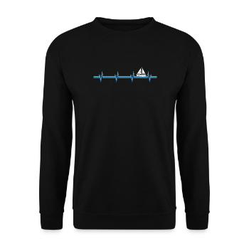 Voilier Catamaran Propriétaire Skipper - Sweat-shirt Unisexe - noir - Devant - Alina (178cm) & Michal (187cm)