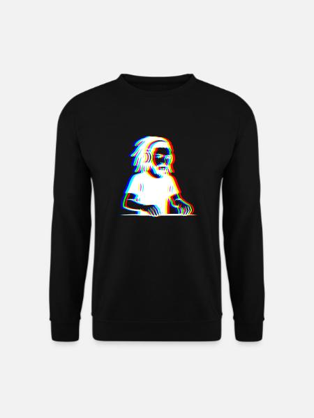 EDM - DJ - Glitch Rave Style - Sweat-shirt Unisexe - noir