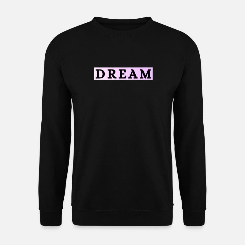 Dream in Pastelllila - Unisex Pullover - Schwarz