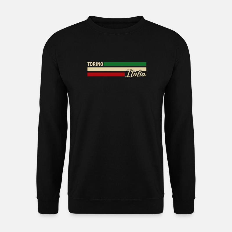 Italia - Torino - Turin - Italien - Italy - Unisex Pullover - Schwarz