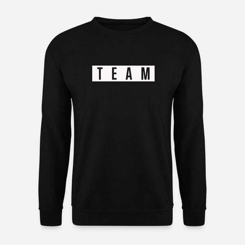 TEAM Blockschrift  - Unisex Pullover - Schwarz