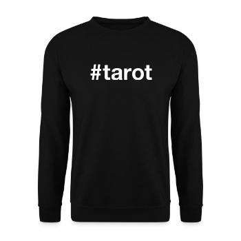 Tarot Hashtag - Unisex Sweatshirt - black - Front - Alina (178cm) & Michal (187cm)