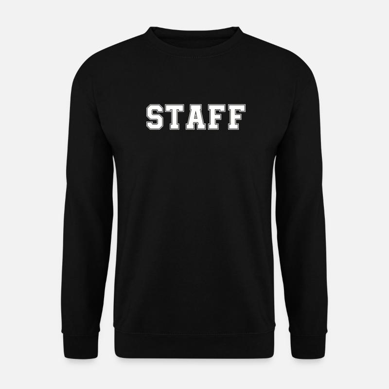 staff - Unisex Pullover - Schwarz