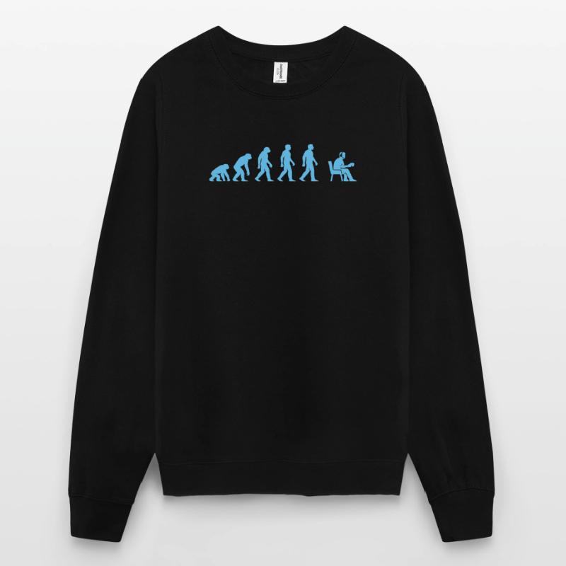 Evolution to office work Unisex Sweatshirt