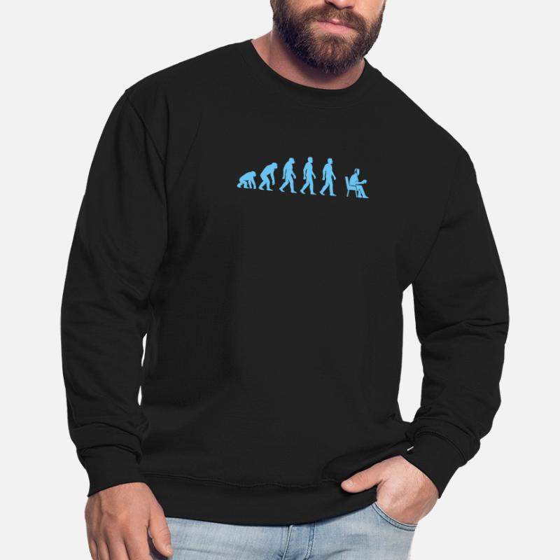Evolution to office work Unisex Sweatshirt