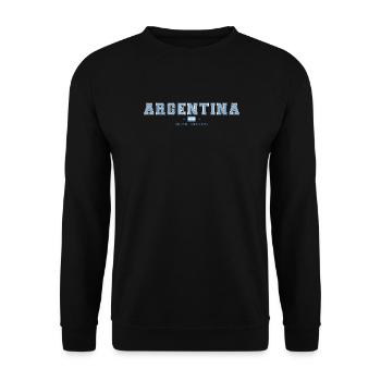 Argentine - Sweat-shirt Unisexe - noir - Devant - Alina (178cm) & Michal (187cm)
