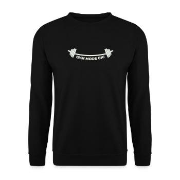 Mode Gym sur la barre - Sweat-shirt Unisexe - noir - Devant - Alina (178cm) & Michal (187cm)