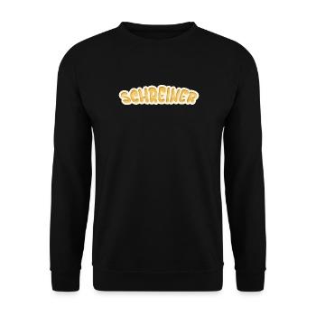 Beruf Schreiner - Unisex Pullover - Schwarz - Vorne - Alina (178cm) & Michal (187cm)
