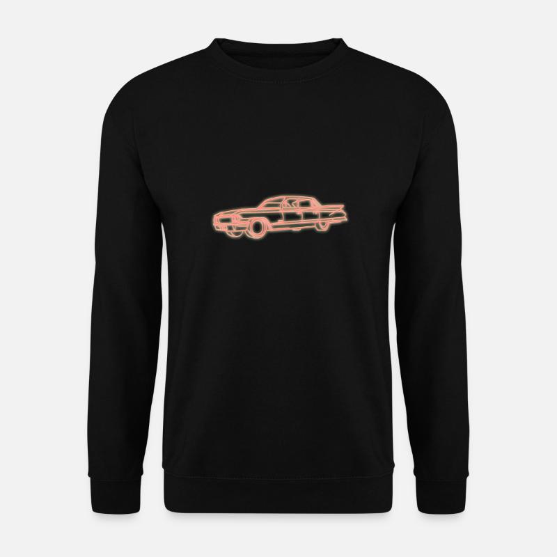 Neonlicht Oldtimer - Unisex Pullover - Schwarz