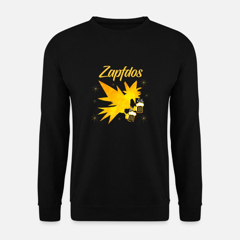Zapfdos Bier Feiern - Unisex Pullover - Schwarz