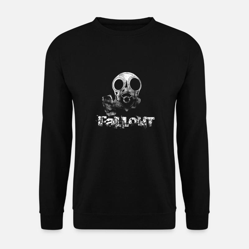 Fallout Gasmasken Shirt - Unisex Pullover - Schwarz