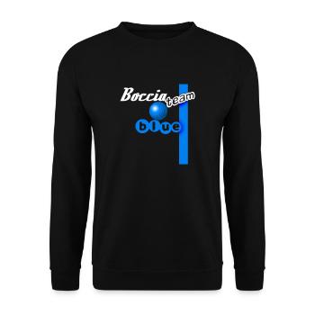 Bocce Team Blue - Unisex Sweatshirt - black - Front - Alina (178cm) & Michal (187cm)