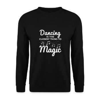 Dancing Dance Dance Teacher Dance Dancing - Unisex Sweatshirt - black - Front - Alina (178cm) & Michal (187cm)