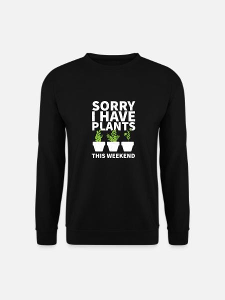 Jardin Jardinier Fleurs Jardin Des Plantes - Sweat-shirt Unisexe - noir