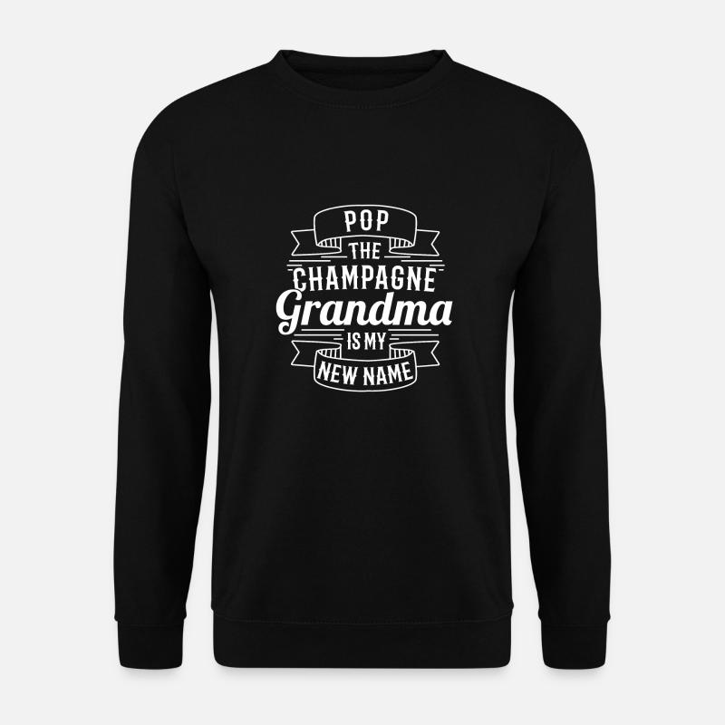 Bedstemor bedstefar bedsteforældre farmor barnebarn - Unisex sweater - sort