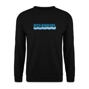 OCEANGIRL - Sweat-shirt Unisexe - noir - Devant - Alina (178cm) & Michal (187cm)