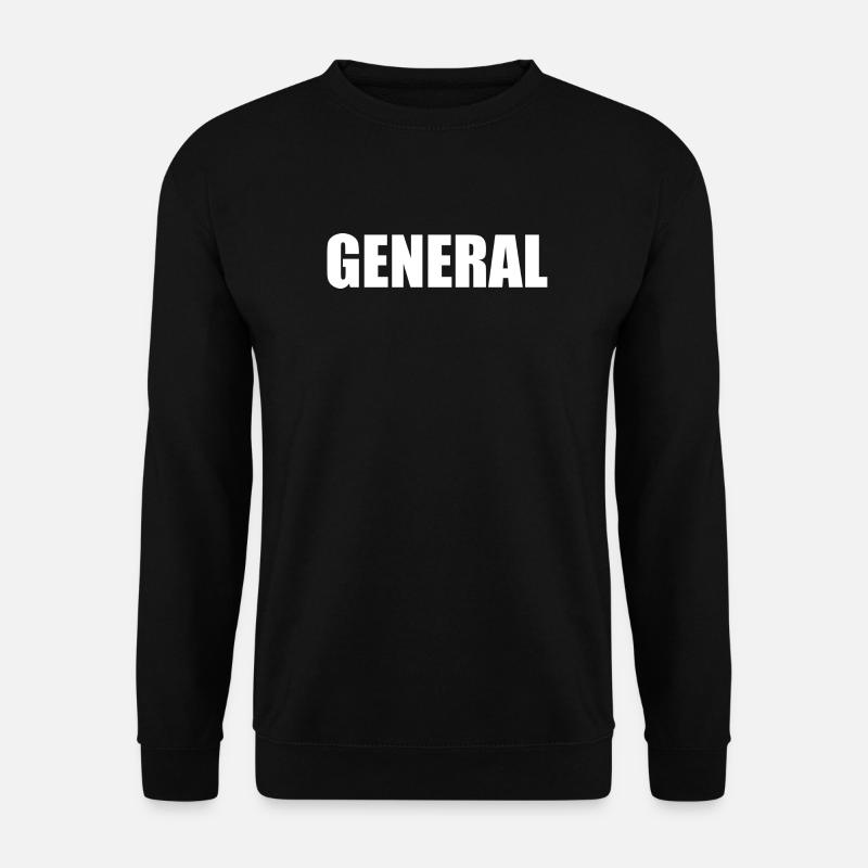 LOGO GENERAL - Unisex Pullover - Schwarz