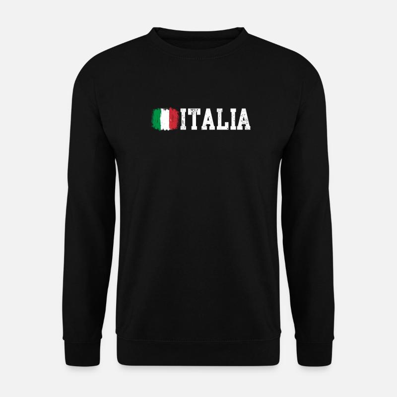 Drapeau de l’Italie - Sweat-shirt Unisexe - noir