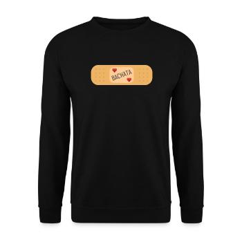 Bachata dance - Unisex Sweatshirt - black - Front - Alina (178cm) & Michal (187cm)